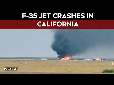 F-35 Crash LIVE Updates | Video Shows US Navy F-35 Fighter Crash Near Air Station In California