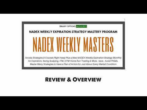 Nadex weekly spreads
