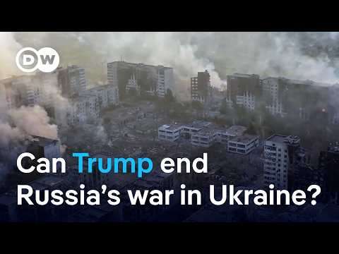 Trump pushes for deal to end war in Ukraine | DW News