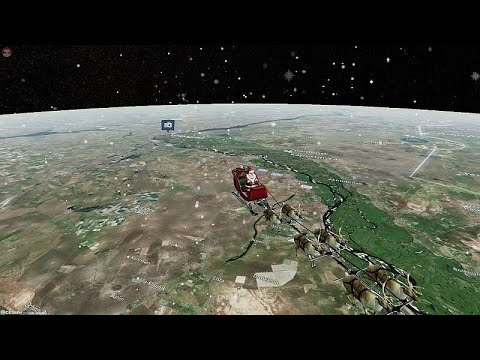 Χριστούγεννα: Παρακολουθήστε την πορεία του Άη-Βασίλη σε όλο τον κόσμο (Live)