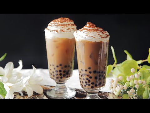 How to Make a Boba Latte at Home!