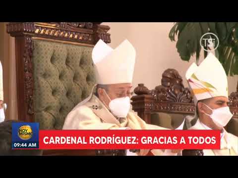 Cardenal Óscar Andrés Rodríguez anuncia que se jubila
