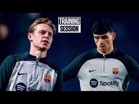 FRENKIE DE JONG BACK AT TRAINING | FC Barcelona training 🔵🔴