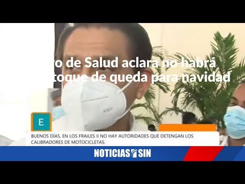 Ministro de Salud aclara no habrá nuevo toque de queda para navidad