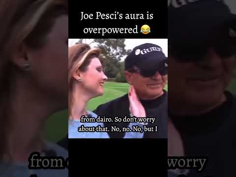 Joe Pesci’s aura <strong>is</strong> overpowered (responding to a question about Robert <strong>De</strong> Niro)￼