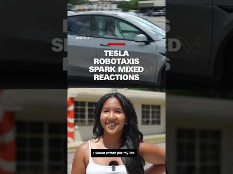 Tesla robotaxis spark mixed reactions
