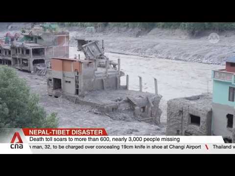 ネパール・チベット災害、死者600人超に　約3,000人がなお行方不明