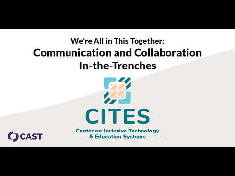 We’re All in this Together: Communication and Collaboration In-the-Trenches