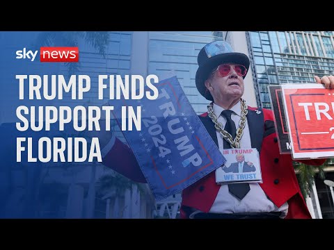 Donald Trump support strong in Florida ahead of court hearing