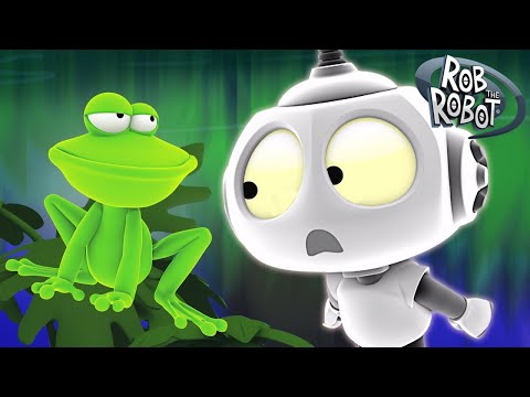 Stowaway Space Frog! 🐸 Can We Find a New Home? 🚀 | Rob The Robot | Preschool Learning