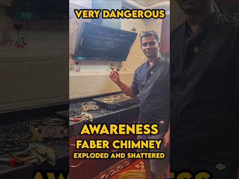 Shattered and Exploded Faber Chimney #shorts #awareness