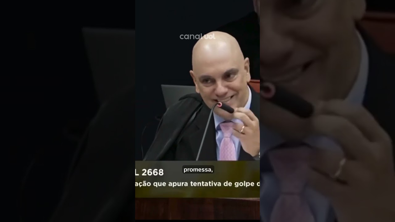 Moraes brinca com promessa sobre voto que não vai cumprir Tentarei ser breve