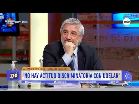 Alejandro Irastorza: “No hay para nada una actitud discriminatoria” con la UdelaR en el Presupuesto