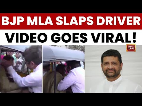 Mumbai Shock: BJP MLA Caught Slapping Auto Driver on Camera, Video Goes Viral | India Today News