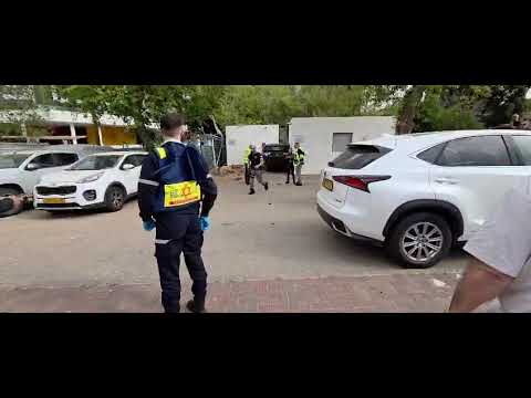 תיעוד: זירת הנפילה ברמת השרון (מד