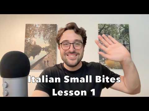 Italian Small Bites - Lesson 1 | Intermediate Translation Exercise