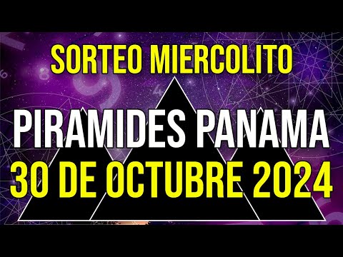 Pirámide Loteria Panamá para hoy Miércoles 30 de Octubre 2024 Lotería de Panamá