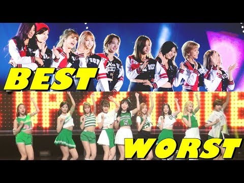 TWICE BEST AND WORST STAGE OUTFITS