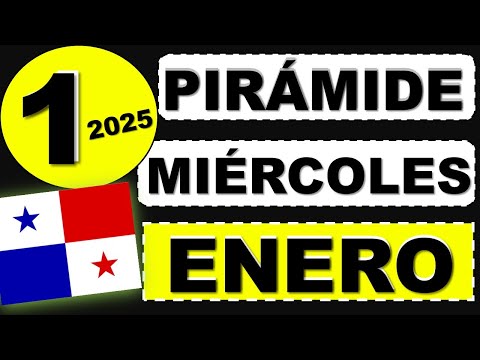 Pirámide de la Lotería Panamá para Miércoles 1 Enero 2025 Decenas Suerte Sorteo Miercolito Jueves 2