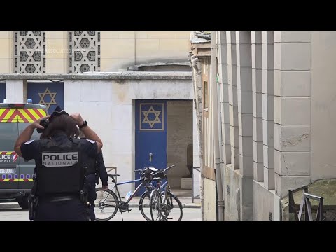 Rabbi at the synagogue set on fire in Rouen says Jewish community needs to be 'strong'