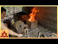 Primitive Technology Flywheel blower smeltMonsoon begins