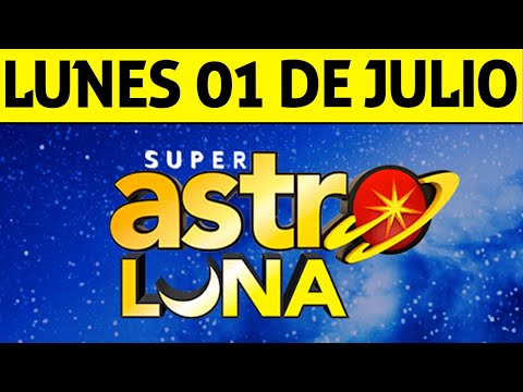 Resultado de ASTRO LUNA del Lunes 1 de Julio de 2024  SUPER ASTRO