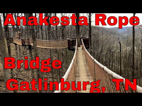 Anakeesta Rope Bridges Gatlinburg Tennessee