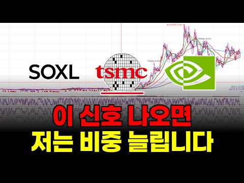 이 신호 나오면 저는 비중 늘립니다. (SOXL TSMC 엔비디아 테슬라 마이크론 SK하이닉스