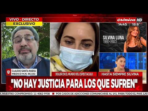 Un médico habló sobre la muerte de Silvina Luna: No se puede jugar con la salud de la gente