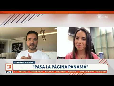Entrevista con Luis Fonsi y su estreno Pasa la página Panamá