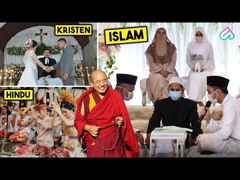 NIKAH BEDA AGAMA, GIMANA CARANYA?! Ternyata Begini Proses Pernikahan Versi 6 Agama di Indonesia