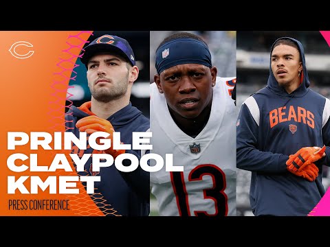 Pringle, Claypool, Kmet discuss stepping up amid team injuries | Chicago Bears video clip
