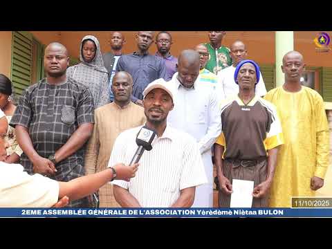 Assemblée Générale 2025 de Yèrèdèmè Niètaa Bulon – Un moment fort à Bulomba