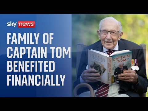 Family 'benefited significantly' from link to Captain Tom Foundation, report finds