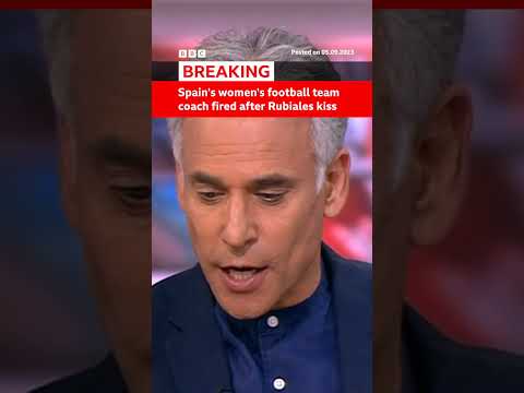 Spain's World Cup-winning coach Jorge Vilda has been sacked. #Shorts #WomensFootball #BBCNews