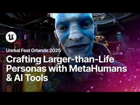 Crafting Larger-than-Life Personas with MetaHumans & AI Tools | Unreal Fest Orlando 2025