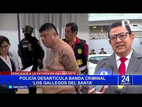 Santa Anita: cae cabecilla de organización criminal “Los Gallegos de Santa”