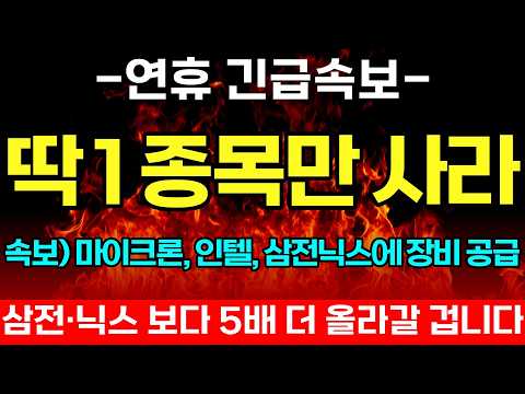 글로벌 빅테크가 줄서는 '이 <strong>기업</strong>' 주목하세요. 큰 <strong>돈</strong> 될 겁니다.#반도체소부장 #엔비디아 #삼성전자 #sk하이닉스 #마이크론
