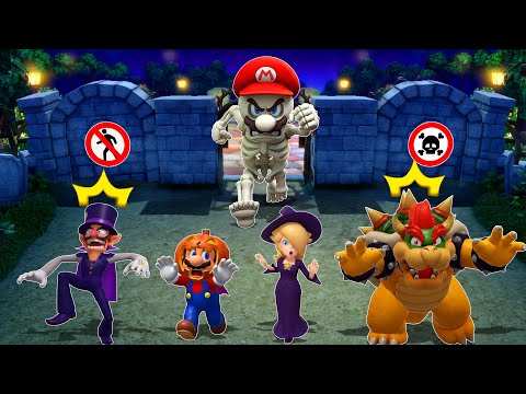 【スーパーマリオパーティジャンボリー】ミニゲームロゼッタ VS マリオ VS ワルイージ VS クッパ(最強CPU｢たつじん」)
