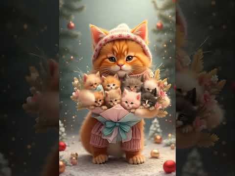 子猫が踊る！癒されるかわいい猫ダンス映像 サムネイル