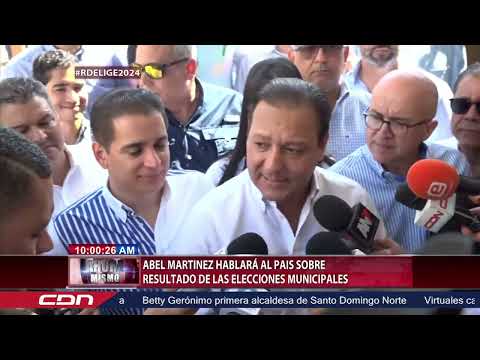 ABEL MARTINEZ HABLARA AL PAÍS SOBRE RESULTADOS DE LAS ELECCIONES MUNICIPALES
