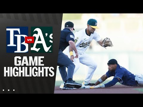 Rays vs. As Game Highlights (8/13/25) | MLB Highlights