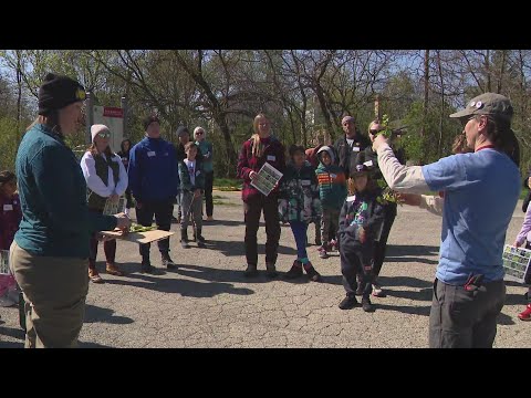 Young volunteers get to work at Northwest Side nature preserve ahead of Earth Day
