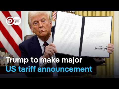 EU prepares 'strong plan' to hit back at Trump tariffs | DW News