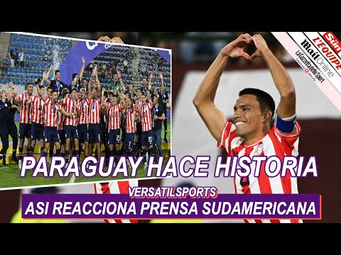 ASI REACCIONA PRENSA SUDAMERICANA a TITULO PREOLIMPICO de PARAGUAY vs VENEZUELA