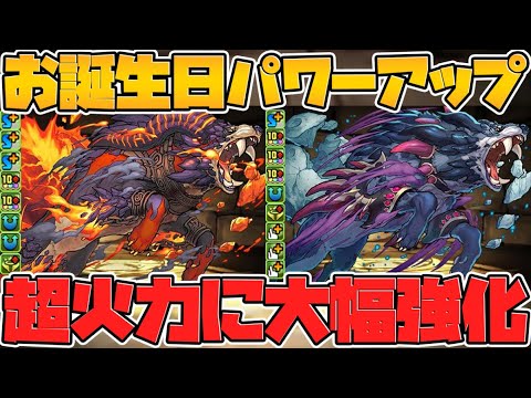 お誕生日パワーアップ解説！スキブ6の2Tスキル！10c強化3つ持ちなど！+コラボに修正が来ます！【パズドラ】