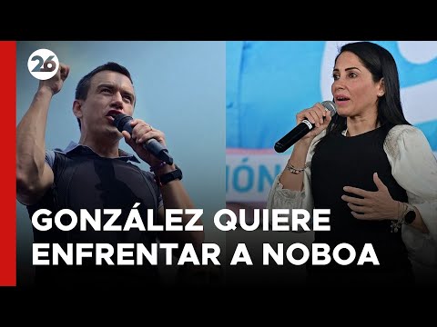 ECUADOR | Luisa González quiere enfrentar a Noboa en las próximas elecciones presidenciales