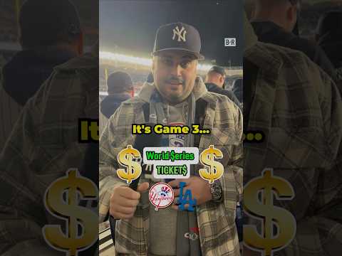 How much did Yankees pay for a World Series Game 3 Ticket? 💰