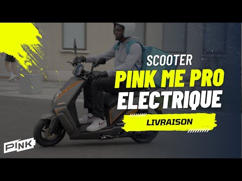 Pour les livreurs indépendants : le scooter électrique Pink Me Pro 50 cc
