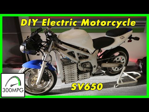 Electric Motorcycle: Suzuki SV650 Conversion